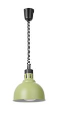 Výškově nastavitelná ohřívací lampa, kupolová, HENDI, Zelená, 230V/250W, ⌀250x(H)207mm