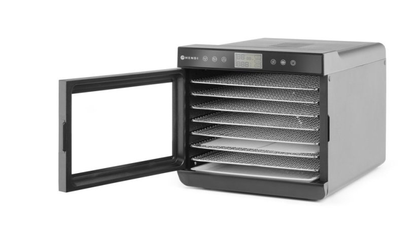 Sušička potravin, HENDI, Kitchen Line, 7 táců, 230V/500W, 347x505x(H)320mm