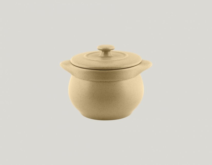 RAK Porcelain RAK Genesis mísa na polévku kulatá s pokličkou 45 cl, mandlová | RAK-GNCFST10AL