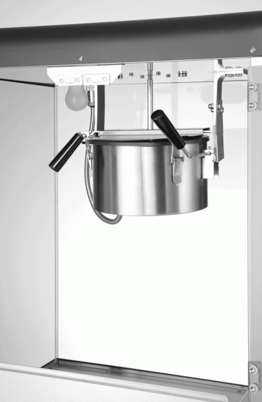 Stroj na výrobu popcornu, HENDI, 80L, Černá, 230V/1155W, 560x445x(H)775mm