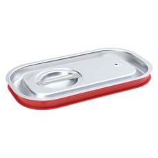 TOMGAST Víko se silikonovým těsněním na gastronádoby Standard bez úchytů GN 1/4