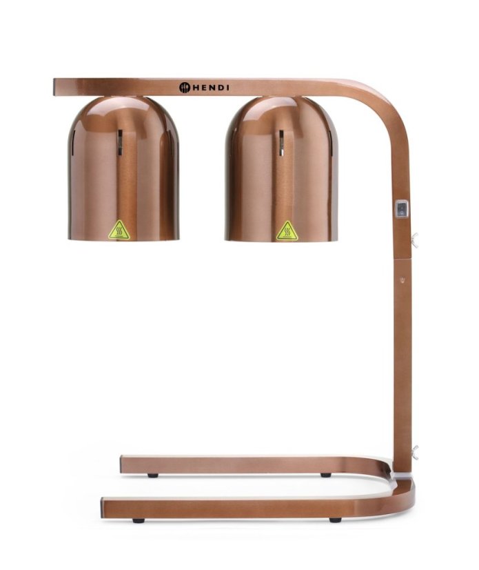 Ohřívač potravin, infračervený, HENDI, Měděná, 230V/500W, 453x360x(H)790mm