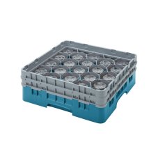 Cambro Koš Camrack 20 pozic, výška sklenice 25,8 cm - Tyrkysová