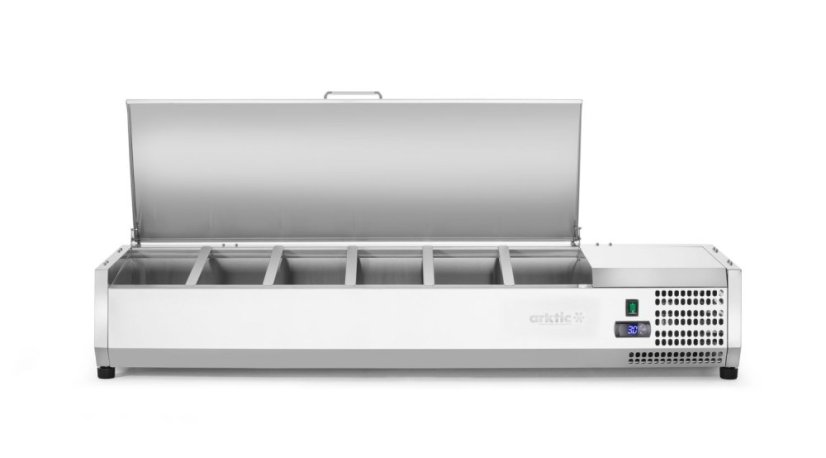 Chladicí zásobník GN 1/3, Arktic, 6x GN1/3, GN 1/3, 36L, 230V/180W, 450x1405x(H)630mm
