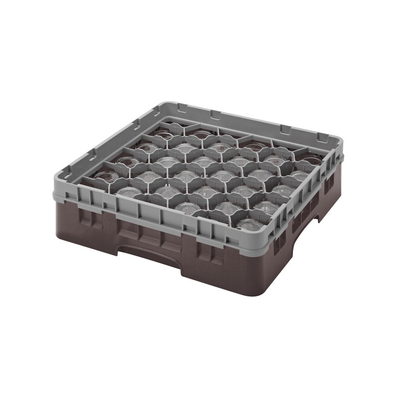 Cambro Koš Camrack 30 pozic, výška sklenice 21,6 cm - Hnědá