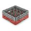 Cambro Koš Camrack 16 pozic, výška sklenice 25,8 cm - Červená