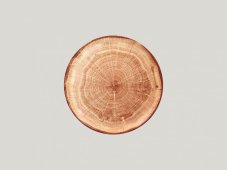 RAK Porcelain RAK Woodart talíř mělký coupe 24 cm – světle hnědá | RAK-WDNNPR24TB