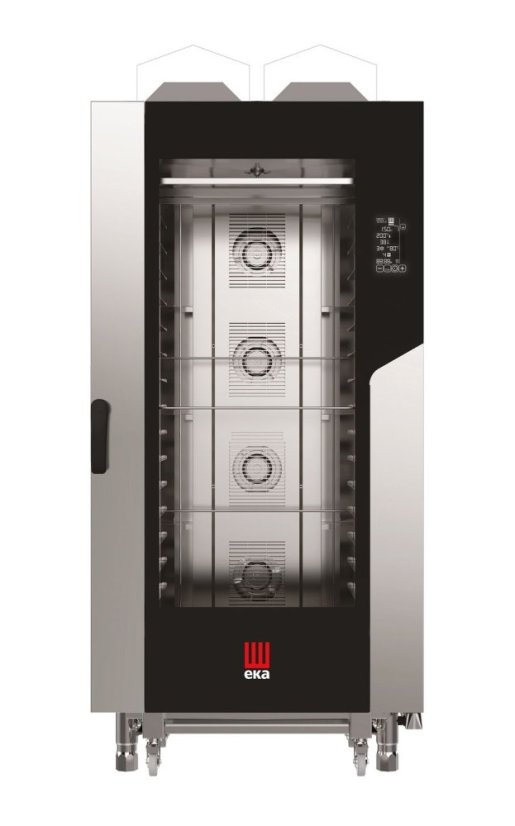 Konvektomat Millennial Black Mask Bakery, 16x600x400 mm - elektronicky ovládaná, plynová, Tecnoeka, 230V/1450W, 30000kW, 930x1160x(H)2060mm Konvektomat Millennial Black Mask Bakery, 16x600x400 mm - elektronicky ovládaná, plynová, Tecnoeka, 230V/1450W, 30000kW, 930x1160x(H)2060mm