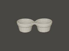 RAK Porcelain RAK Chef's Fusion ramekin dvojitý 13 cm, bílý | RAK-CFDR02WH