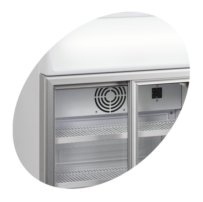 Chladicí skříň prosklená TEFCOLD FSC 100