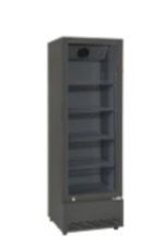 Chladící vitrína s prosklenými dveřmi, Arktic, 158L, Černá, 230V/290W, 540x540x(H)1527mm