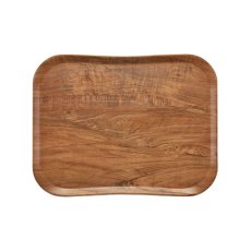 Cambro Wood podnos 35,5 × 45,7 cm, hnědá oliva