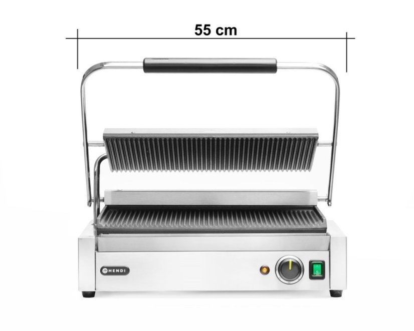 Kontaktní gril Panini XL, HENDI, 230V/2700W, 548x464x(H)216mm