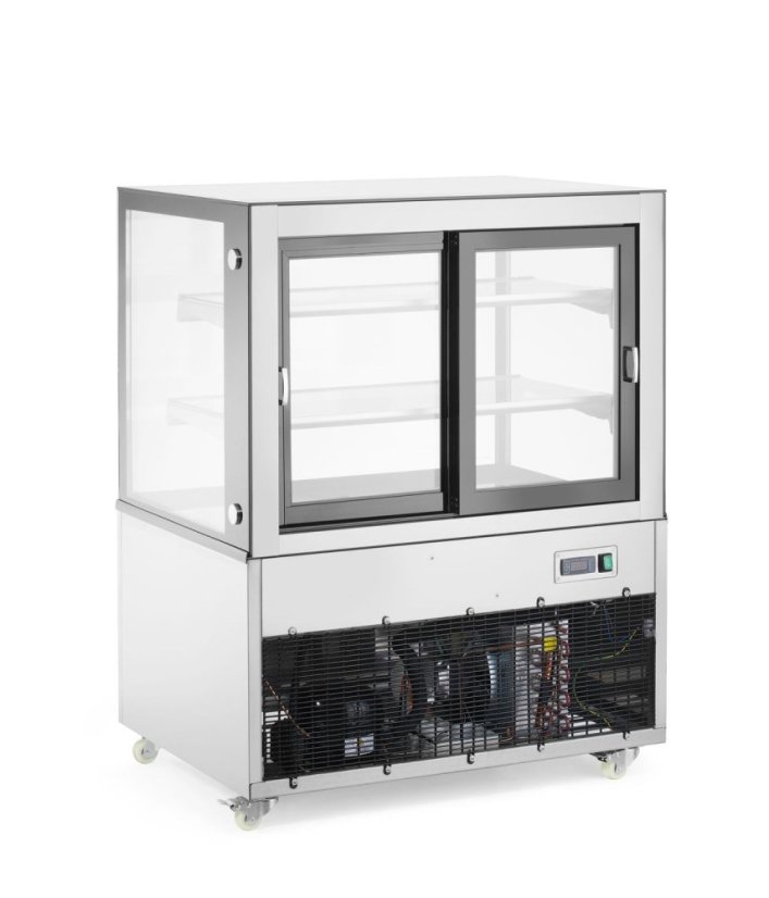 Vitrína se 2 policemi, Arktic, 230V/480W, 677x994x(H)1230mm