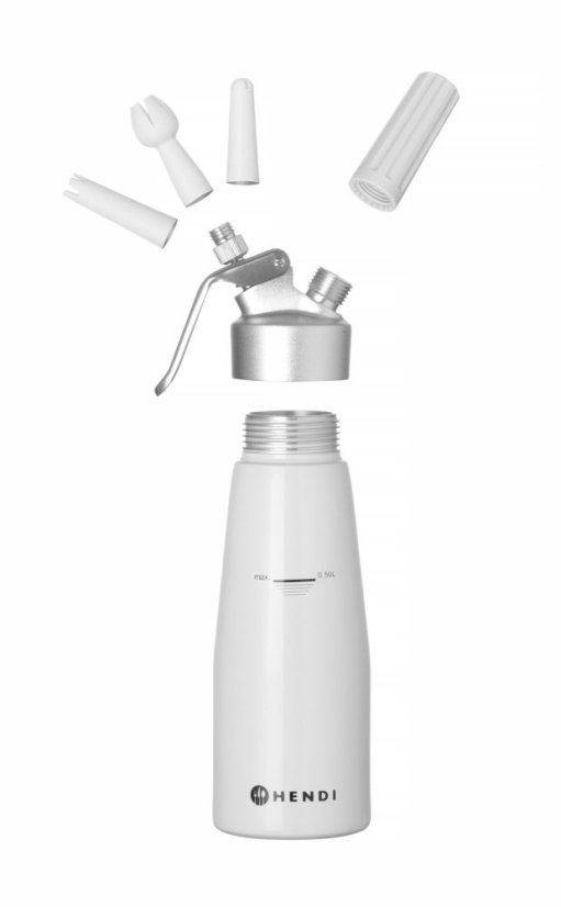 Láhev na šlehačku, HENDI, Kitchen Line, 0,5L, ⌀80x(H)260mm