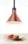 Závěsná výhřevná lampa s nastavitelnou výškou, kuželová, HENDI, Měděná, 230V/375W, ⌀275x(H)250mm