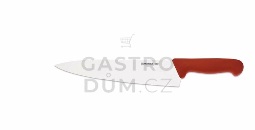 GIESSER nůž kuchařský 260 mm - červený