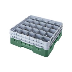 Cambro Koš Camrack 25 pozic, výška sklenice 25,8 cm - Zelená