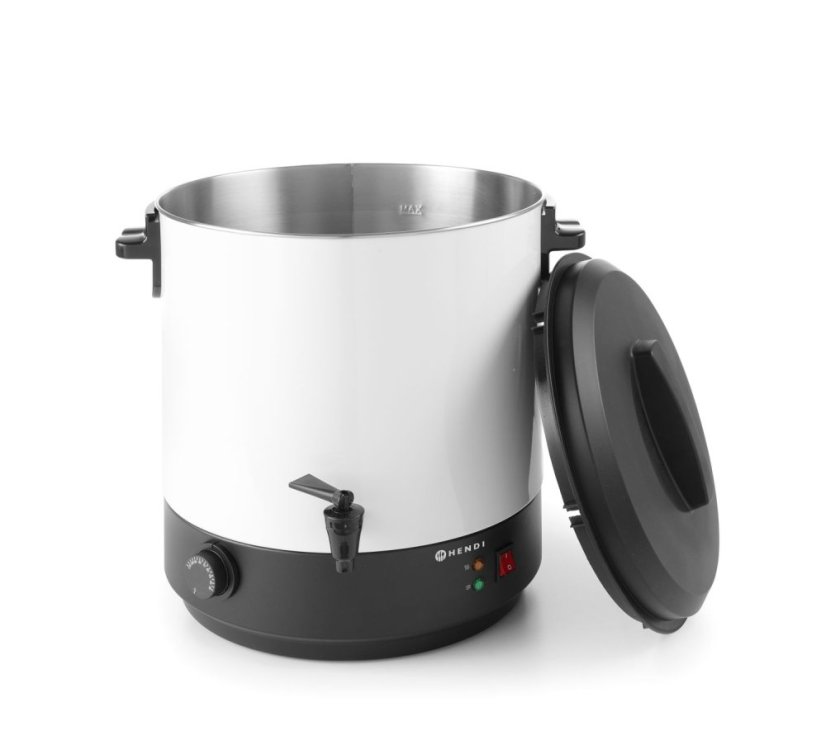 Varmr, HENDI, 25L, Bílá, 230V/2500W, 473x448x(H)487mm