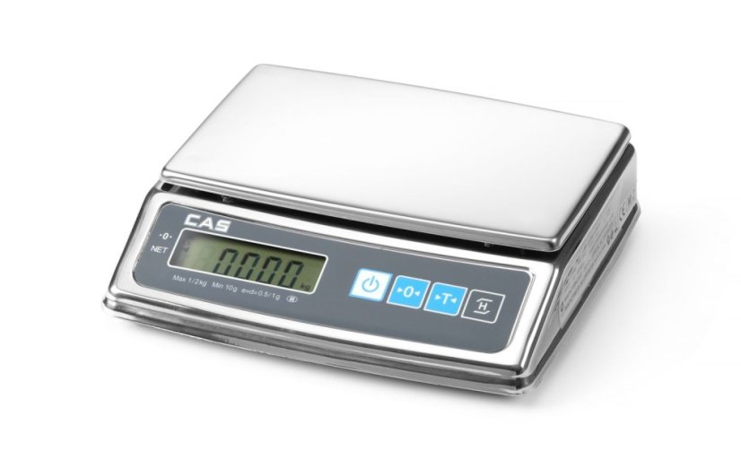 Váha s legalizací, 2kg, CAS, 239x227x(H)66mm