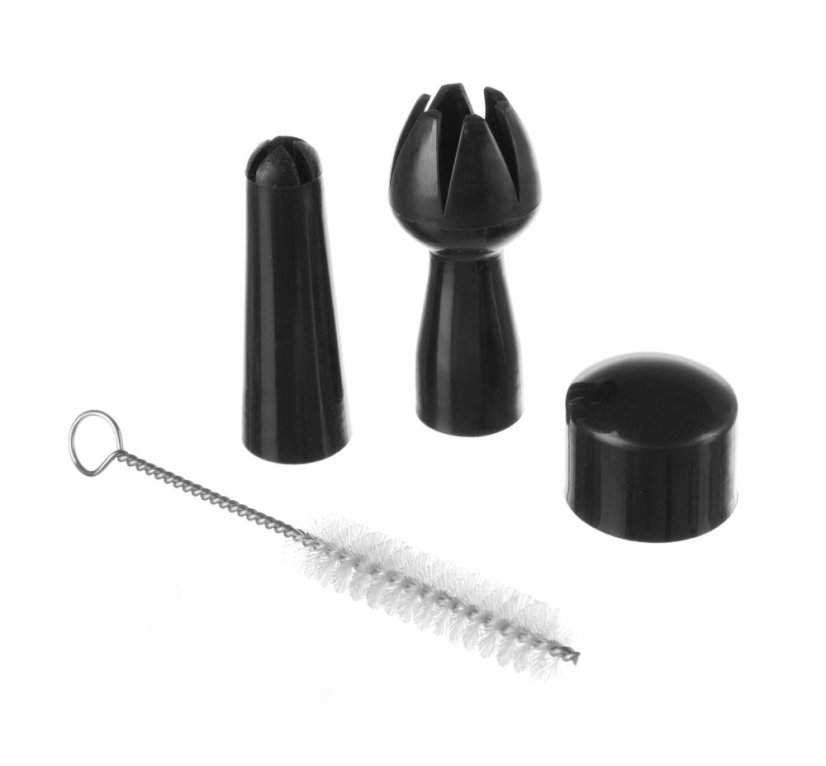 Láhev na šlehačku, HENDI, Kitchen Line, 0,5L, Černá, ⌀80x(H)260mm