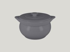 RAK Porcelain RAK Chef's Fusion terina na polévku s víkem 115 cl, šedá | RAK-CFST15GY