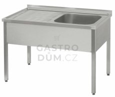 OEM dřez - 140x60, nádoba 50x50x30 cm vpravo