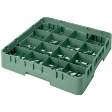 Cambro Koš Camrack 16 pozic, výška sklenice 11 cm - Zelená