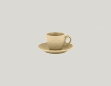 RAK Porcelain RAK Genesis podšálek kulatý 13 cm pro GN116C08AL, mandlová | RAK-GNCLSA13AL