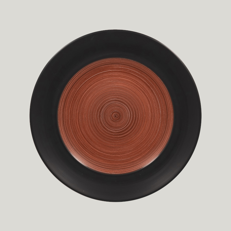 RAK Porcelain RAK Trinidad talíř mělký pr. 27 cm, hnědý | RAK-TRCLFP27BW