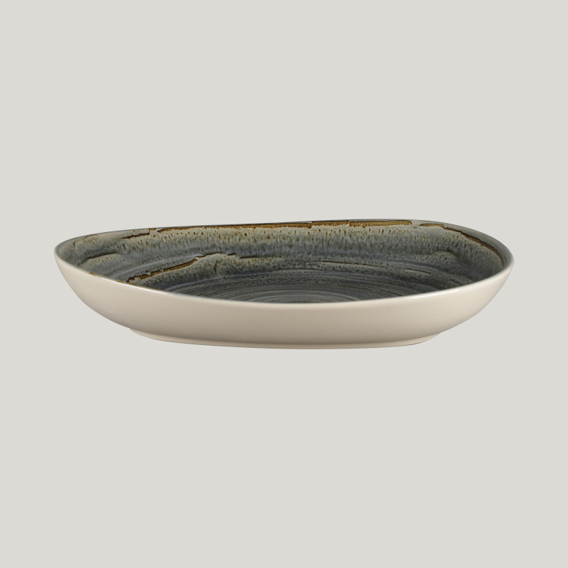 RAK Porcelain RAK Spot talíř hluboký 28 × 22,5 cm – olivínový | RAK-SPTFLDP28