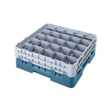Cambro Koš Camrack 25 pozic, výška sklenice 19,4 cm - Tyrkysová