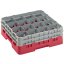 Cambro Koš Camrack 16 pozic, výška sklenice 15,2 cm - Červená