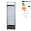 Jednodveřová chladnička s podsvíceným panelem na zadním panelu, Arktic, 254L, Černá, 220-240V/250W, 578x605x(H)1980mm