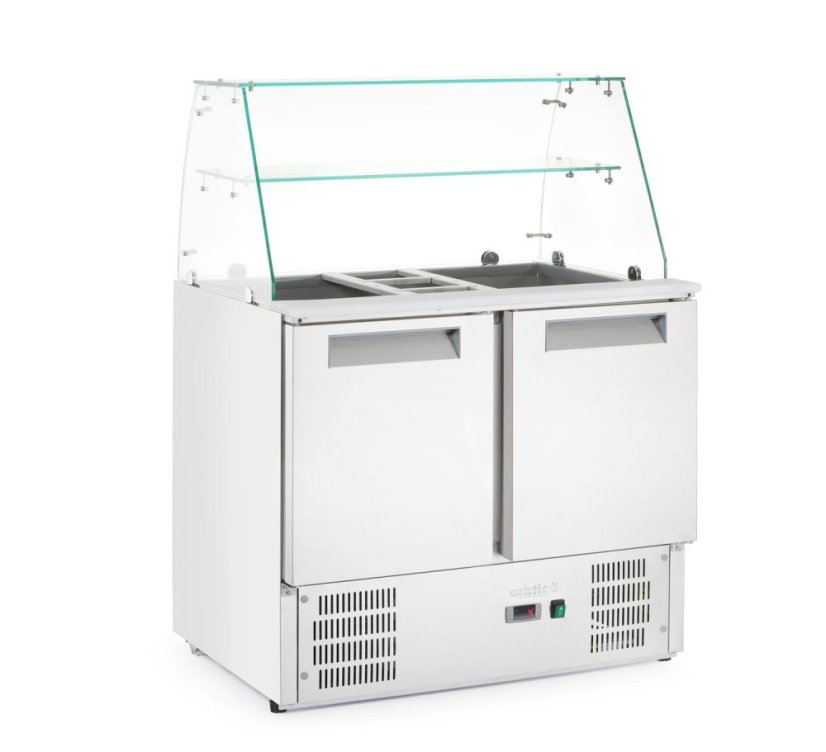 Saladety chladící stoly s nástavbou, Arktic, 146L, 230V/145W, 695x900x(H)1270mm