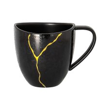 RAK Porcelain RAK Kintzoo hrnek na kávu 23 cl, černý | RAK-KZSWCU23G2