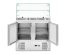 Saladety chladící stoly s nástavbou, Arktic, 146L, 230V/145W, 695x900x(H)1270mm