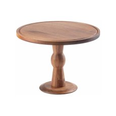 TOMGAST Podnos pro dort, dřevěný, pr. 32 cm, h: 23 cm