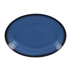 RAK Porcelain RAK Talíř oválný 32 x 23 cm, modrá | RAK-LENNOP32BL