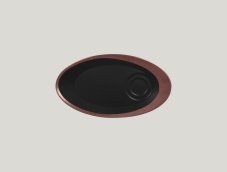 RAK Porcelain RAK Antic oválný podšálek pro MAGICU23/MAGICU09, bronzový | RAK-MAGISA29BB