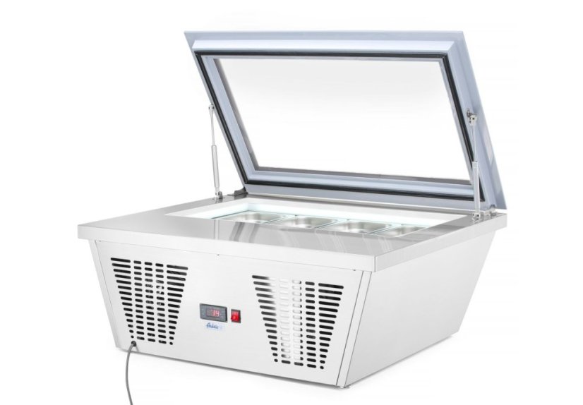 Mrazicí vitrína na zmrzlinu, Arktic, 230V/210W, 735x867x(H)373mm