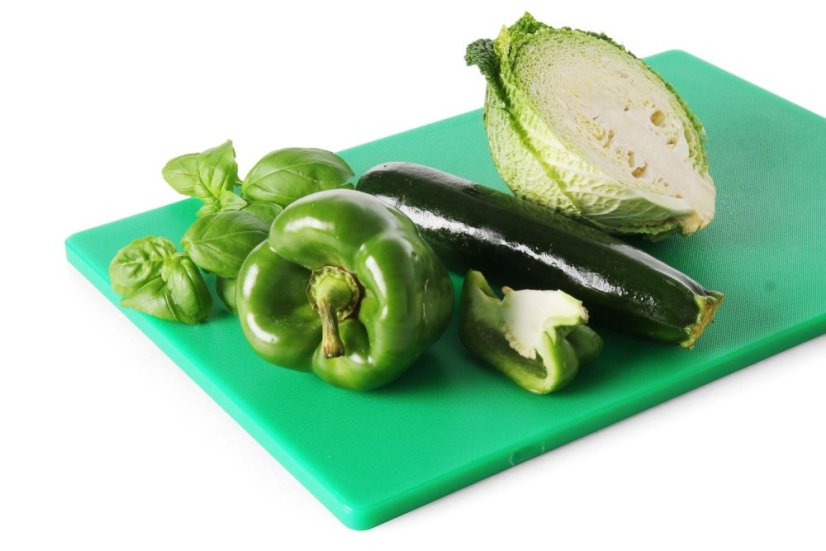 Krájecí deska HACCP 600×400, HENDI, Zelená, 600x400mm