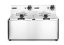 Fritéza Kitchen Line - 2x 8L, HENDI, Kitchen Line, 16L, 230V/7000W, 542x430x(H)351mm