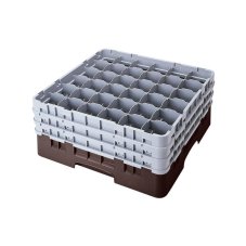 Cambro Koš Camrack 36 pozic, výška sklenice 9 cm - Hnědá