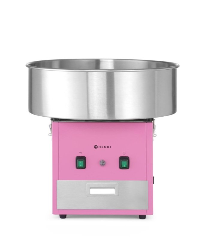 Stroj na výrobu cukrové vaty , HENDI, Růžový, 230V/1130W, 520x520x(H)503mm