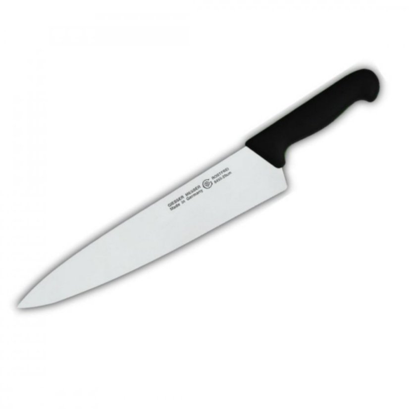 Giesser Nůž kuchařský 31 cm, černý