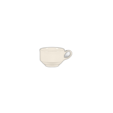 RAK Porcelain Bravura šálek na espresso stohovatelný 67 ml