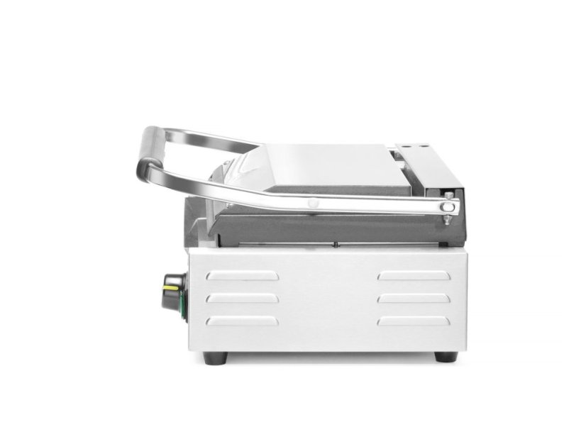 Kontaktní gril Panini, HENDI, vroubkovaná horní část, hladká spodní část, 230V/2200W, 430x375x(H)216mm
