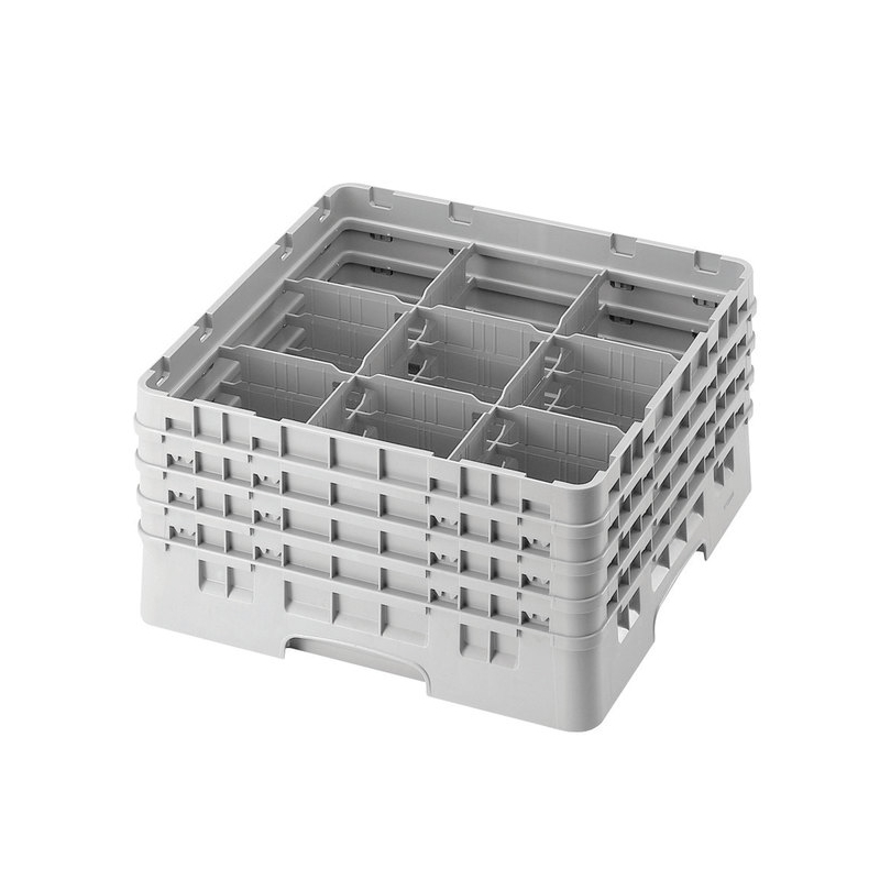 Cambro Koš Camrack 9 pozic, výška sklenice 9 cm - Bílá