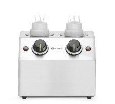 Ohřívač omáček, HENDI, Dvoudílná - 2x0,65L, 220-240V/400W, 270x223x(H)282mm